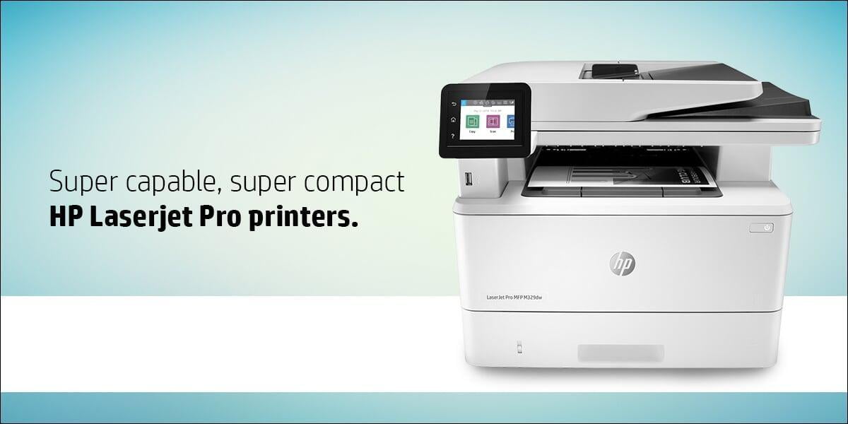 Work fast, work smart with HP LaserJet Pro MFP 329DW Printer.
